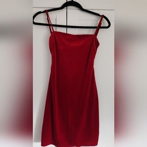 B Darlin Strapless Scarlet Dress